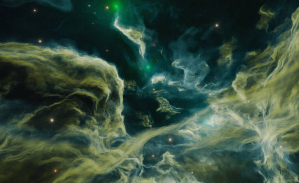 istock Night sky with stars and nebula 1361723329