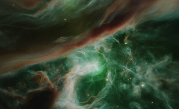 istock Night sky with stars and nebula 1361723403