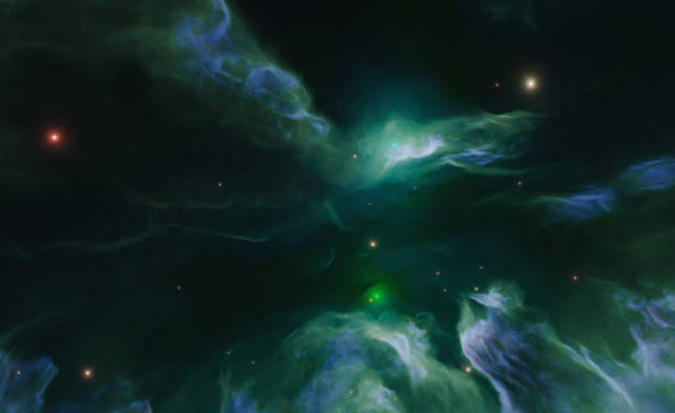 istock Night sky with stars and nebula 1361723419