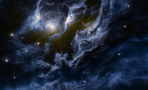 istock Night sky with stars and nebula 1361723471