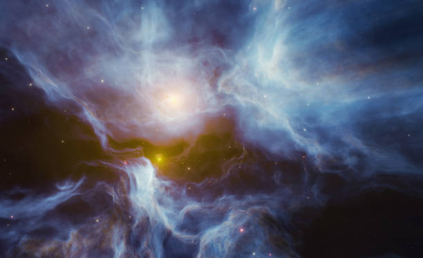 istock Night sky with stars and nebula 1361723560