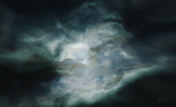 istock Night sky with stars and nebula 1361723562