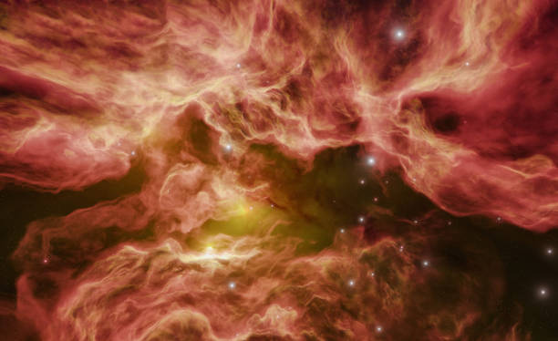 istock Night sky with stars and nebula 1361723636