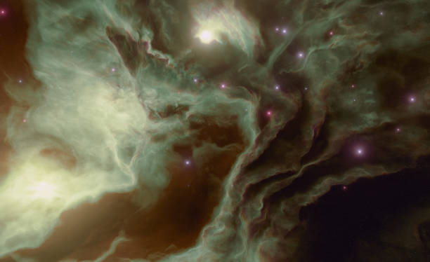 istock Night sky with stars and nebula 1361723672