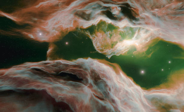 istock Night sky with stars and nebula 1361723779