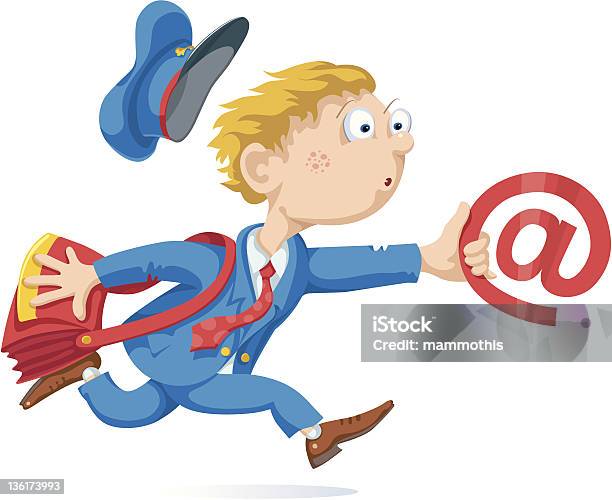 Adressemail Vecteurs libres de droits et plus d'images vectorielles de Cartoon - Cartoon, Communication, Correspondance