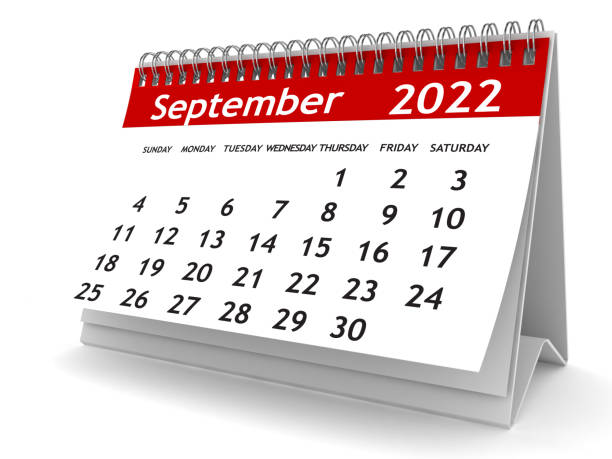 September 2022 calendar September 2022 calendar september calendar stock pictures, royalty-free photos & images