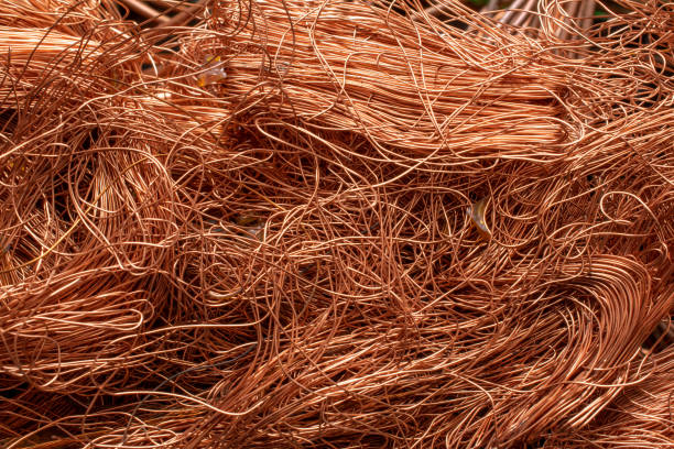 istock Electrical copper waste, copper waste for recycling 1361743516