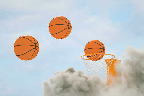 istock Basketball Hoop in Cloud 1361747916