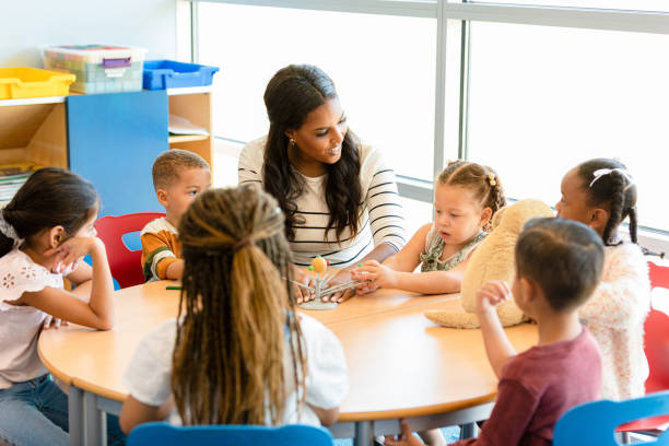 istock STEM teacher uses solar system model to teach preschoolers 1361756744
