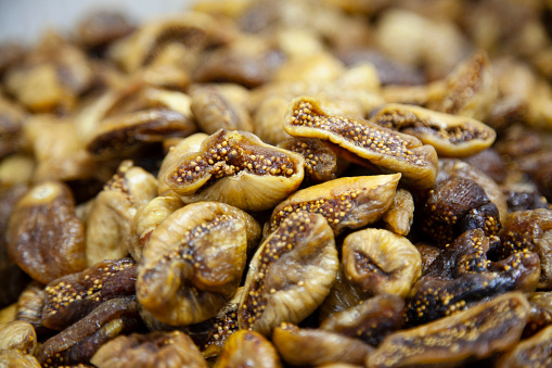 piles of dried figs
