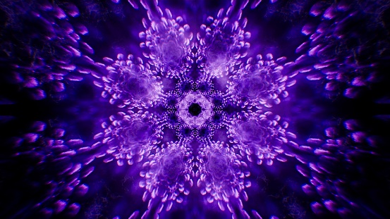 Abstract Fractal Psychedelic Plasma Background