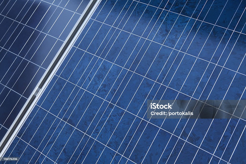 Painéis Solar - Royalty-free Central de Energia Solar Foto de stock