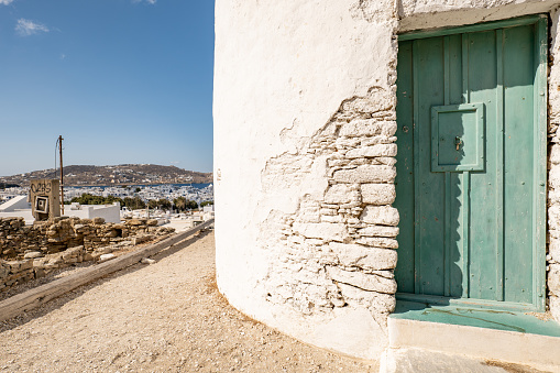 Daylight, no people in low season. The greek Islands, Cyclades, Greece.