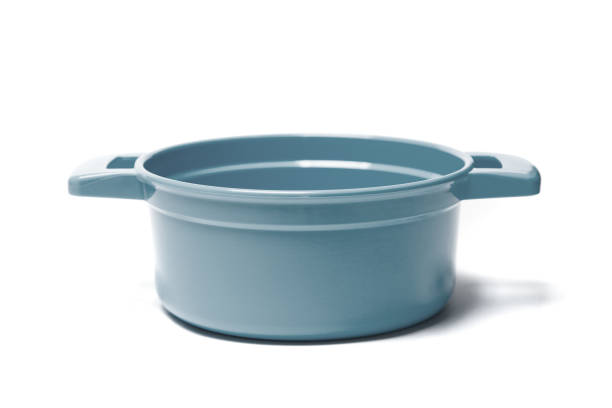 istock Saucepan kitchen utensil gray on white background isolated 1361776723