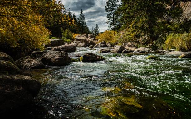 istock Autumn day on the river 1361780225