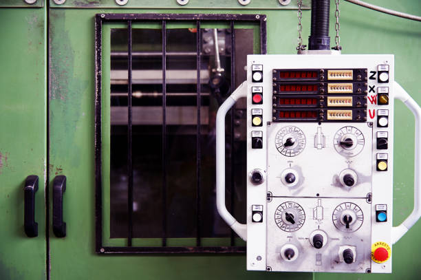 details of machine tools of a mechanical workshop