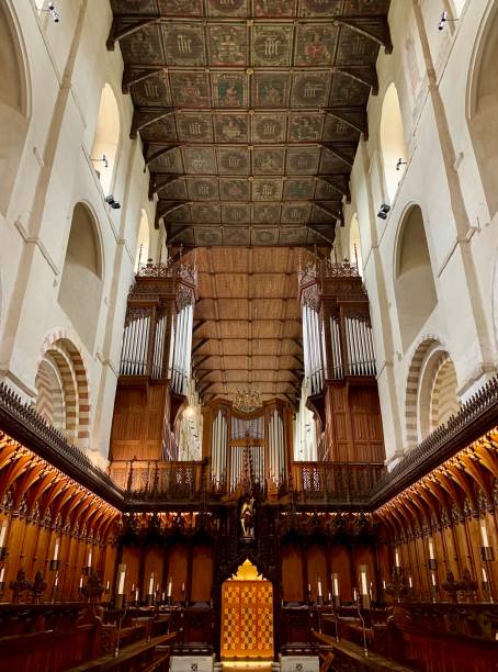 istock St Albans cathedral, pipe organ 1361795466