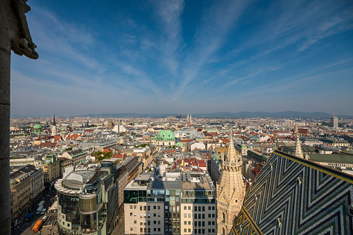 Vienna city view in Austria