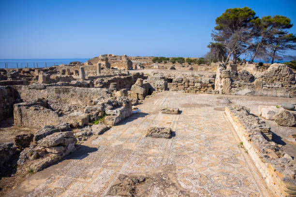 The ancient ruins of Roman Dougga in Tunisia