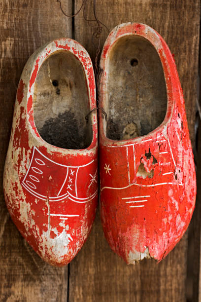 istock Dutch wooden clogs used as a decorative element 1361806483