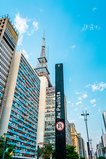 Paulista Avenue, Sao Paulo city, Brazil.