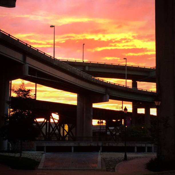 istock Sunset in the City 1361809355