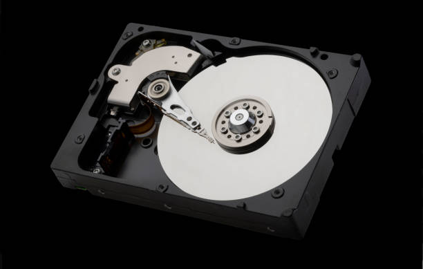 ouvert disque dur - open harddisk photos et images de collection