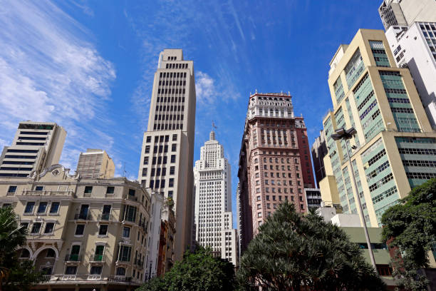 istock Anhangabau Valley, in Sao Paulo downtown 1361811618