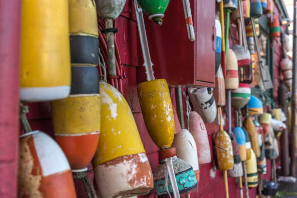 istock Lobster buoys 1361817575