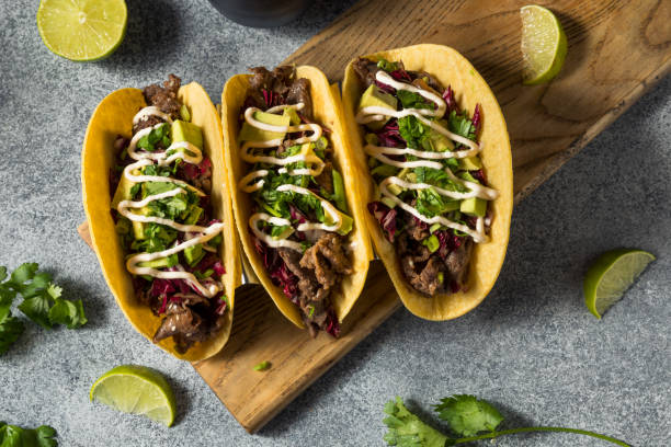 istock Homemade Korean Beef Bulgogi Tacos 1361820764