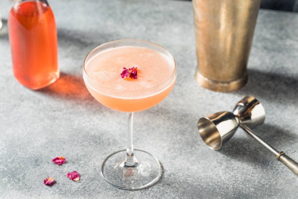 istock Cold Refreshing Rose Petal Cocktail 1361821305