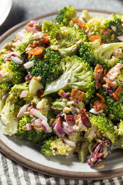 istock Healthy Homemade Broccoli Salad with Bacon 1361821316