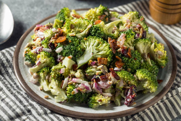 istock Healthy Homemade Broccoli Salad with Bacon 1361821317