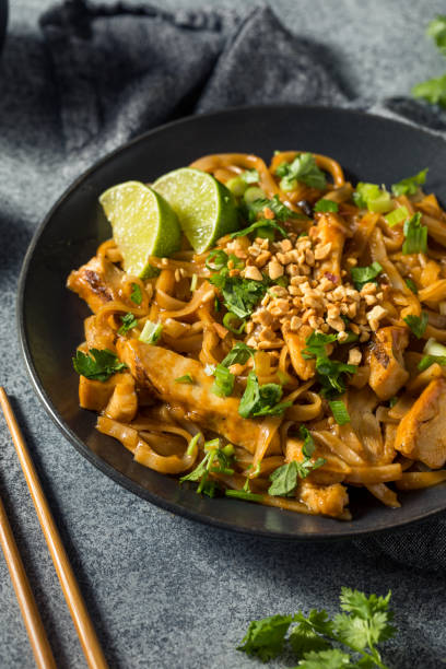 istock Homemade Asian Chicken Pad Thai 1361821715