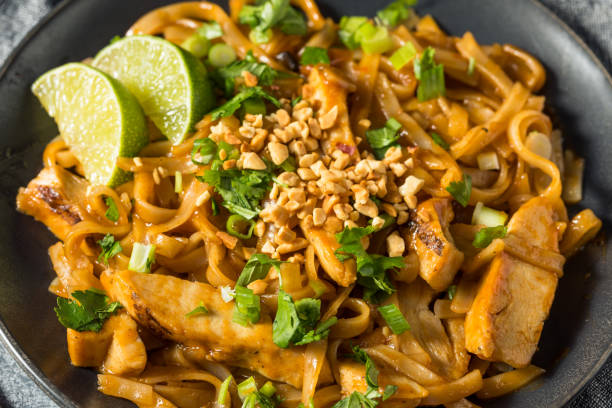 istock Homemade Asian Chicken Pad Thai 1361821717