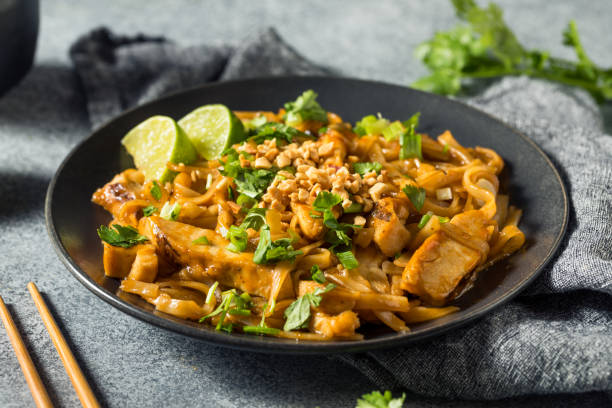istock Homemade Asian Chicken Pad Thai 1361821719