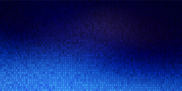 Binary Code Vector Texture Technology Background