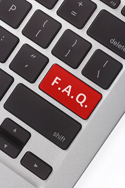 F.A.Q. stock photo