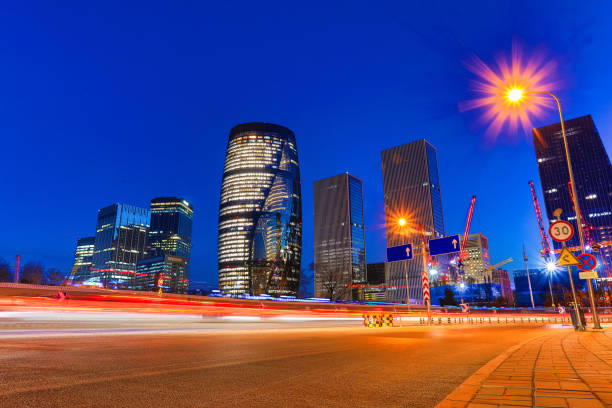 istock Modern commercial buildings 1361832484