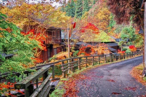 istock Japanese landscape1152 Autumn leaves 1361834727