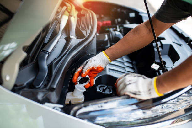 istock Car inspection and repair technician 1361852402