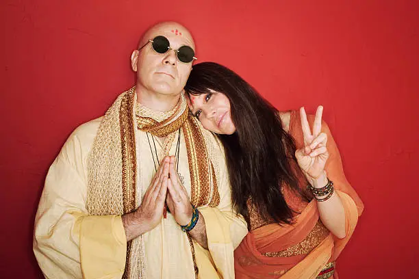 Photo of Pious Guru With Woman