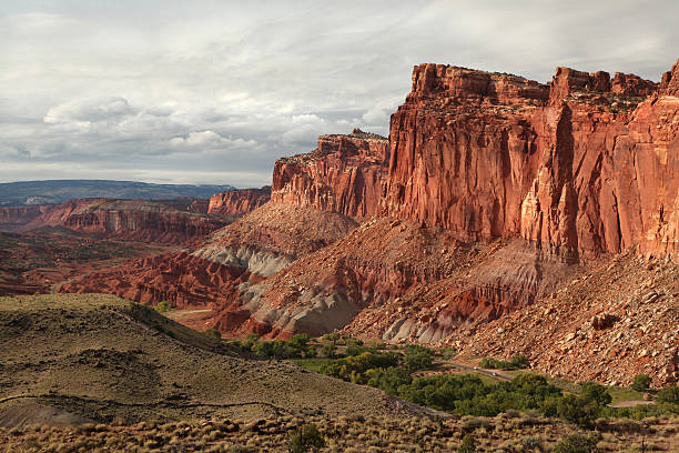 istock Red Rock Formations of Capital Reef N. P. 136185416