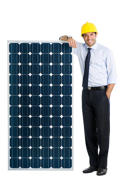 istock Business with solar energy 136185549