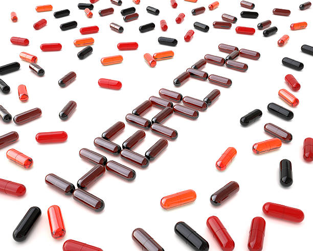 Health Pills stock photo