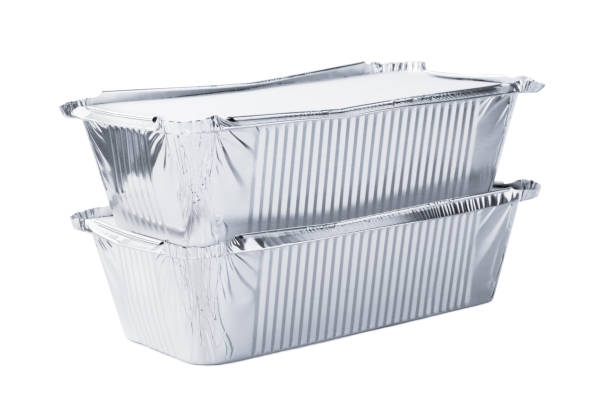 istock Foil disposable delivery trays for food 1361861241