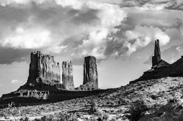 istock giant sandstone formation in the Monument valley 1361871404
