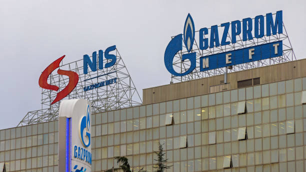 Gazprom Neft Top stock photo