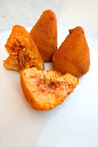 istock arancini - traditional fired rice fastfood in Sicily 136189429